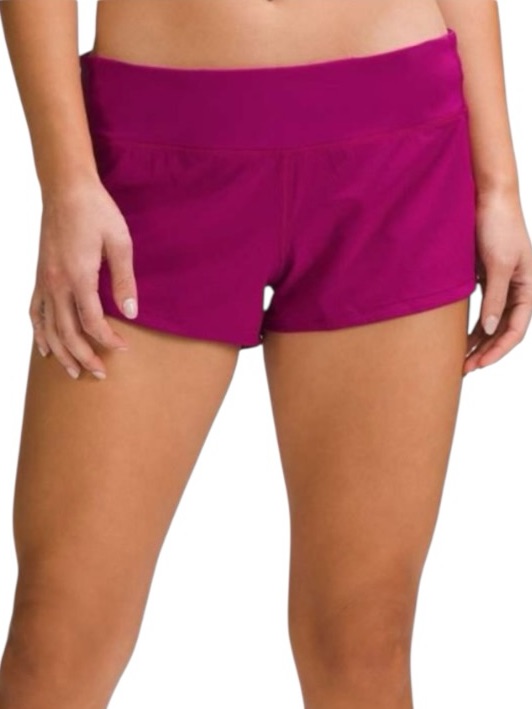 Lululemon Speed Up Magenta Purple Low Rise 2.5" Shorts Size 2